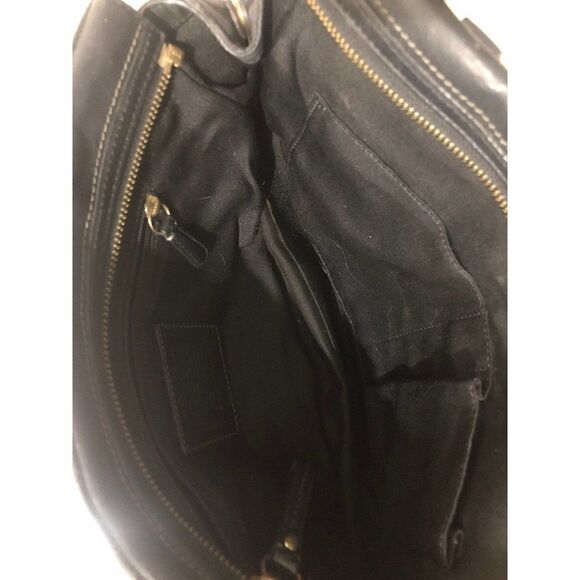 Coach Hampton Signature Carry All Tote Handbag Black D0773 11062 - Picture 5 of 7